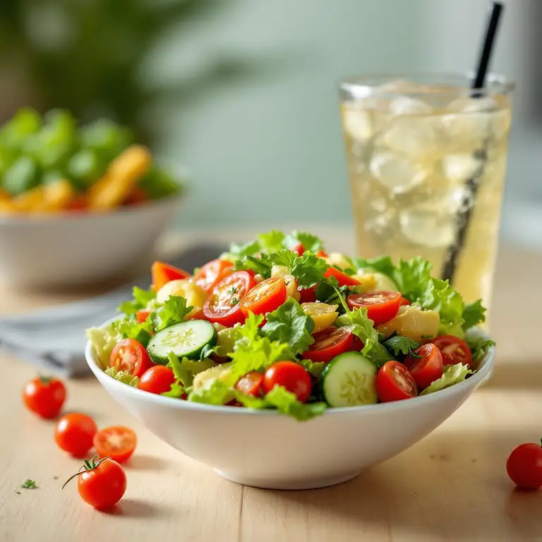 Salat + Soft Drink