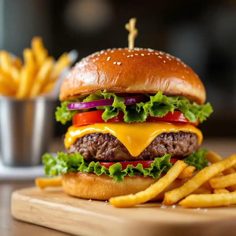 Burger Pommes