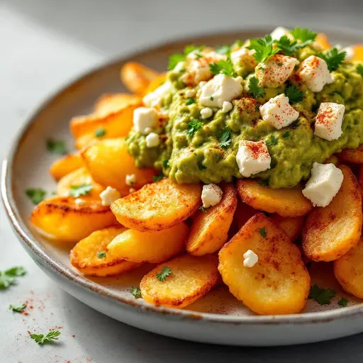 Pommes Feta Guacamole
